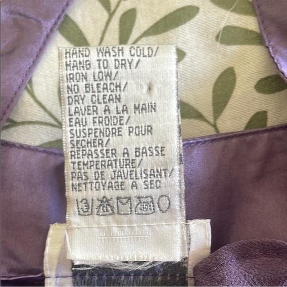 100% silk La Senza Vintage Lilac Lavender mauve purple pajama cami shorts sleep - Picture 5 of 7